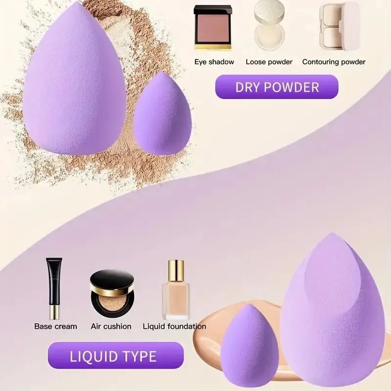 Purple Makeup Puff Collection - DASLII